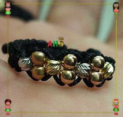 Anillo Tejido Macrame Oro18k