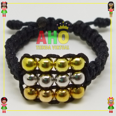 Anillo Tejido Macrame Oro18k