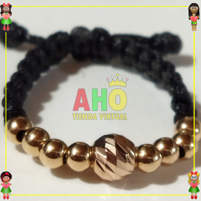Anillo Tejido Macrame Oro18k