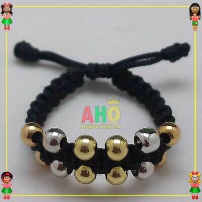 Anillo Tejido Macrame Oro18k
