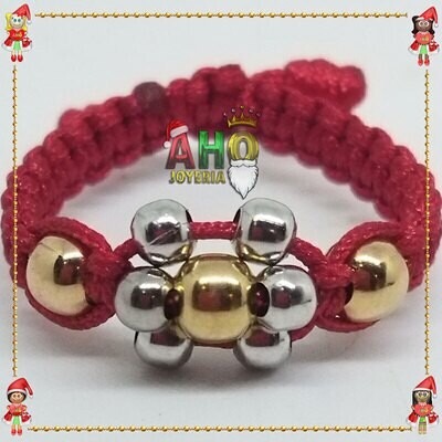 Anillo Tejido Macrame Oro18k