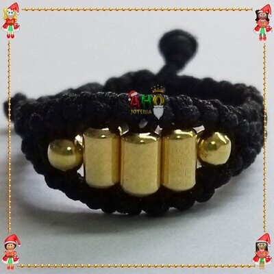 Anillo Tejido Macrame Oro18k