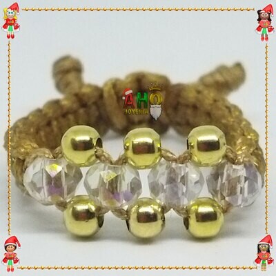 Anillo Tejido Macrame Oro18k