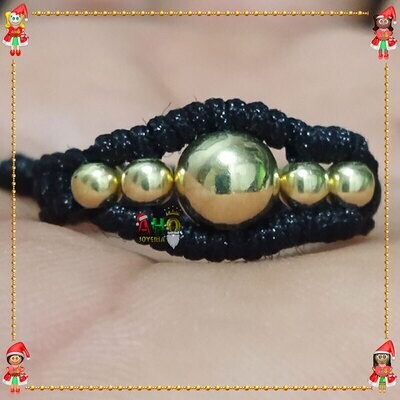 Anillo Tejido Macrame Oro18k