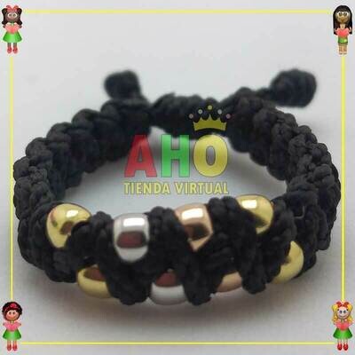 Anillo Tejido Macrame Oro18k