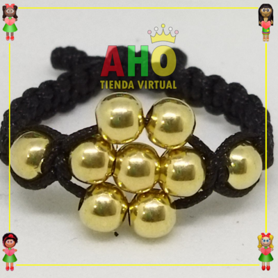 Anillo Tejido Macrame Oro18k