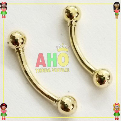 Piercing Seguridad Oreja Oro18k