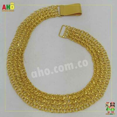 Pulsera Tejido Chino Oro18k