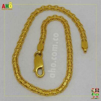Pulsera Espejo Oro Italiano 18k
