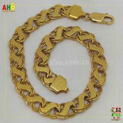 Pulsera Tejido S Oro18k