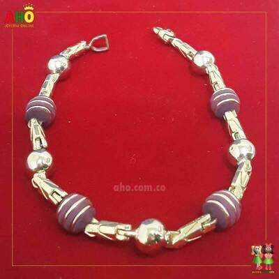Pulsera 3 Oros 18k
