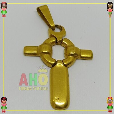 Dije Cruz Movible Oro18K