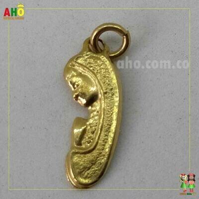 Dije Virgen Maria Oro18k