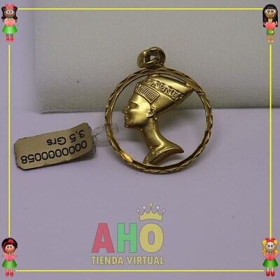 Dije Diosa Africana Oro18K