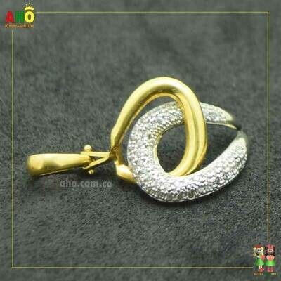 Dije Italiano con piedras Oro18k