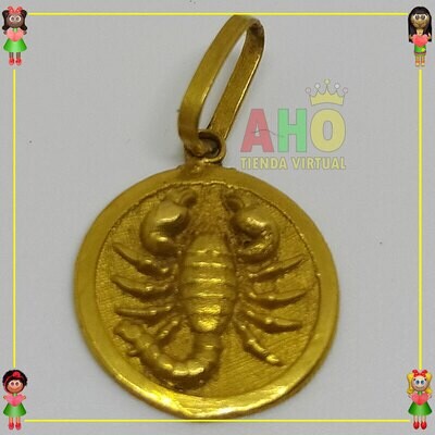 Dije Escorpio Oro18K