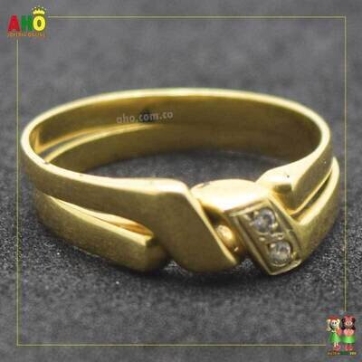 Anillo Compromiso Oro18k
