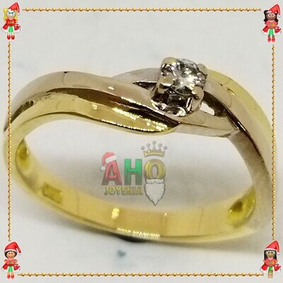 Anillo Compromiso Oro18k