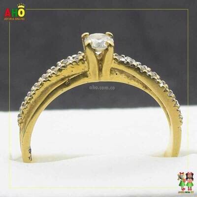 Anillo Compromiso Oro18k