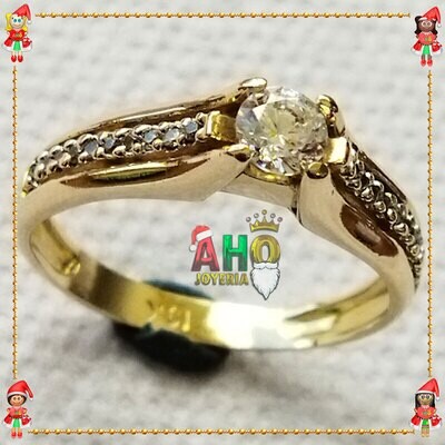 Anillo Compromiso Oro18k