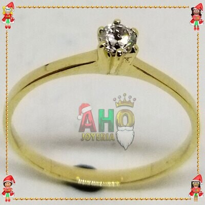 Anillo Compromiso Oro18k
