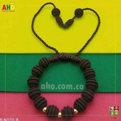 Pulsera Tejida Macrame Oro18k