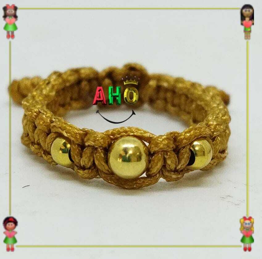 Anillo Tejido Macrame Oro18k