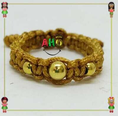 Anillo Tejido Macrame Oro18k