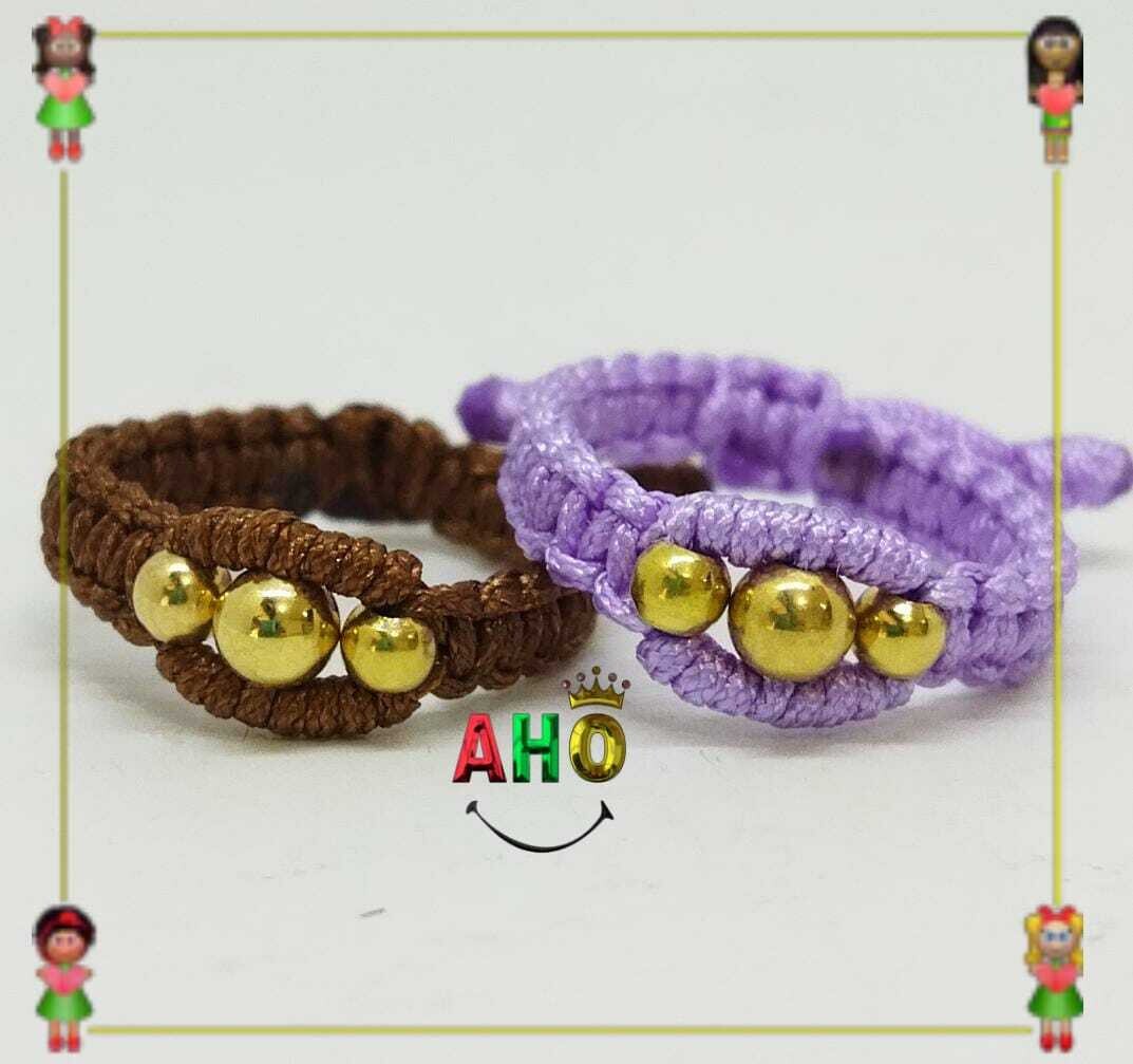 Anillo Tejido Macrame Oro18k