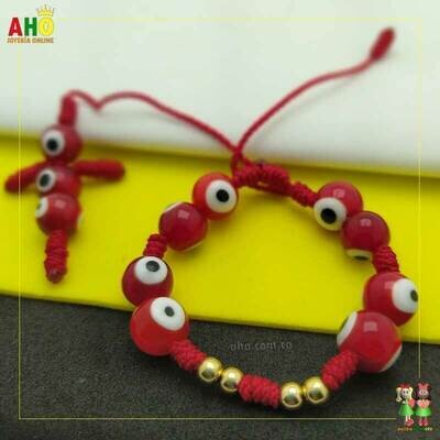 Pulsera Tejida Macrame Oro18k