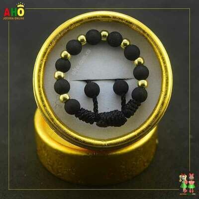 Pulsera Tejida Macrame Oro18k