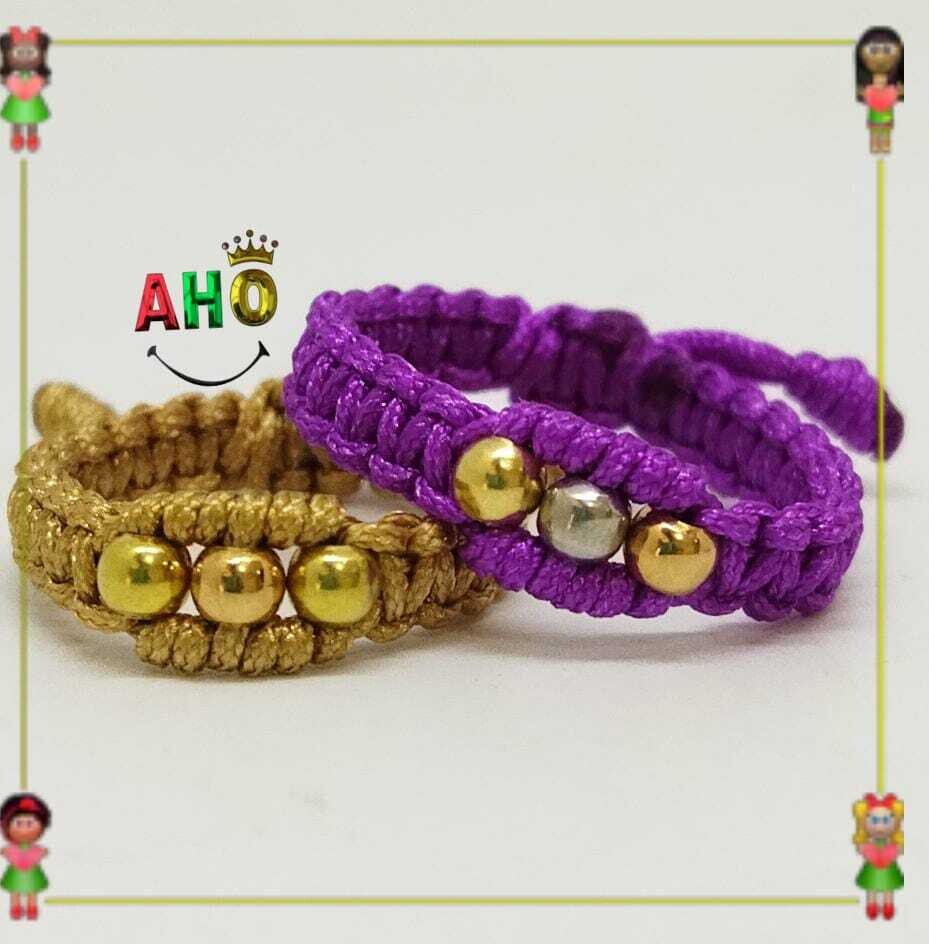 Anillo Tejido Macrame Oro18k