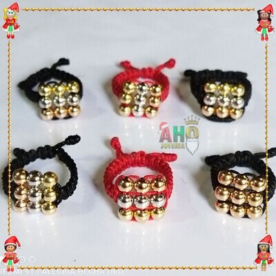 Anillo Tejido Macrame Oro18k