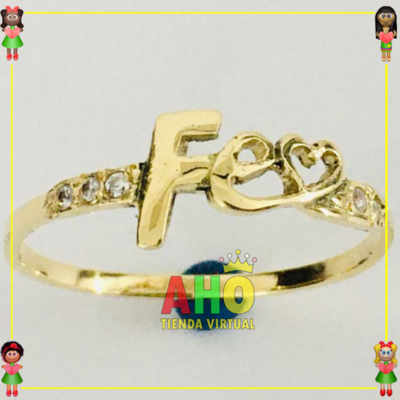 Anillo Fe Oro18k