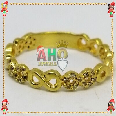 Anillo Infinito para Mujer Oro18k