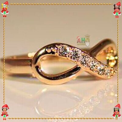 Anillo Infinito para Mujer Oro18k