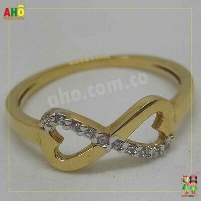 Anillo Infinito para Mujer Oro18k