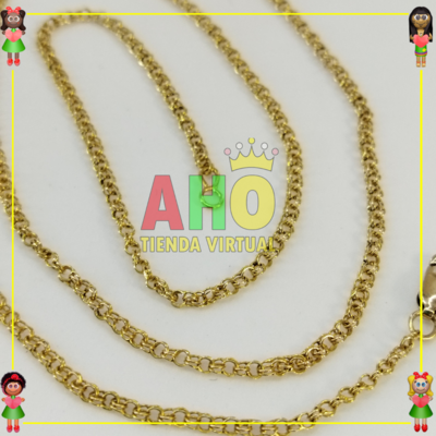 Cadena tejido Chino para Hombre Oro18K