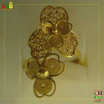 Anillo Filigrana Arte Chocoano Oro18k