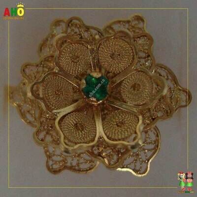 Anillo Filigrana Arte Chocoano Oro18k