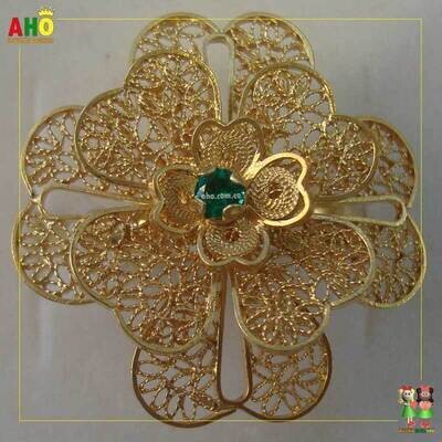 Anillo Filigrana Arte Chocoano Oro18k