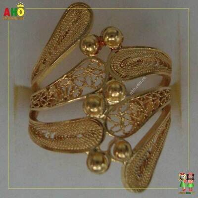 Anillo Filigrana Arte Chocoano Oro18k