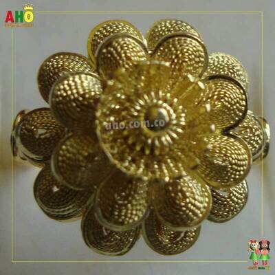 Anillo Filigrana Arte Chocoano Oro18k