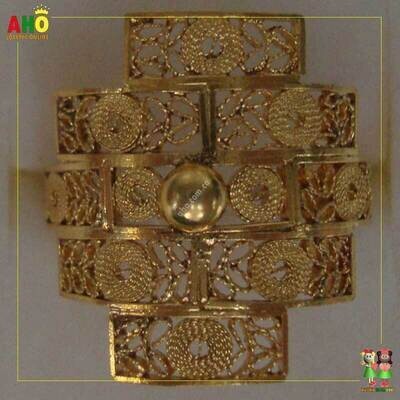 Anillo Filigrana Arte Chocoano Oro18k