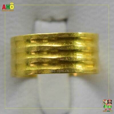 Argolla Ondulada Oro18K