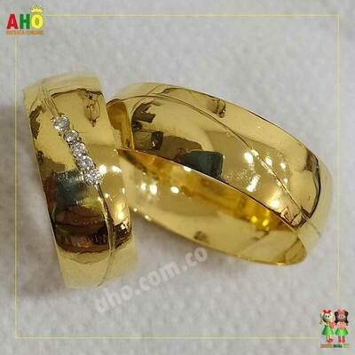 Argolla Matrimonio Oro18K