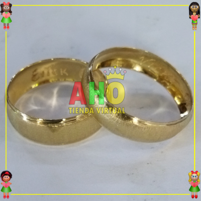 Argollas Oro18K