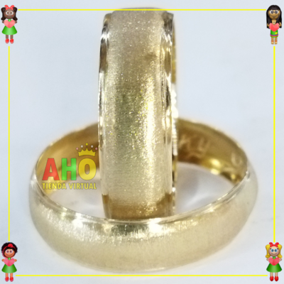 Argollas Oro18K