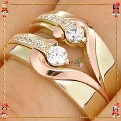 Argolla Con piedras Oro18K