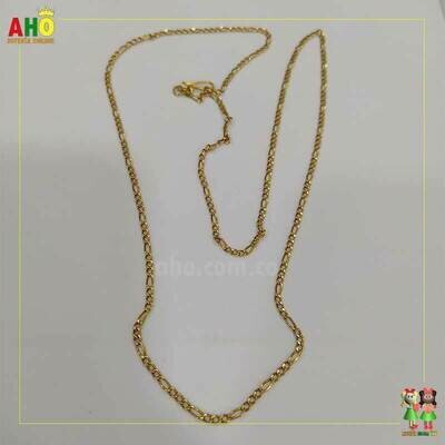 Cadena tres por una iataliano Oro18K